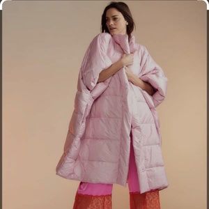 Brand NEW Cynthia Rowley Light Pink Pillow Puffer Coat